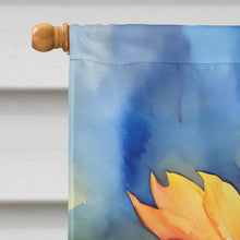Load image into Gallery viewer, Sunflowers in Watercolor House Flag