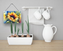 Load image into Gallery viewer, Sunflowers in Watercolor Wall or Door Hanging Prints