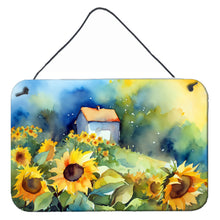 Load image into Gallery viewer, Sunflowers in Watercolor Wall or Door Hanging Prints