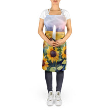 Load image into Gallery viewer, Sunflowers in Watercolor Apron – Artist-Designed Kitchen, BBQ &amp; Craft Apron