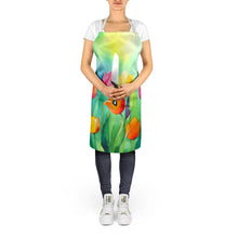 Load image into Gallery viewer, Tulips in Watercolor Apron – Artist-Designed Kitchen, BBQ &amp; Craft Apron