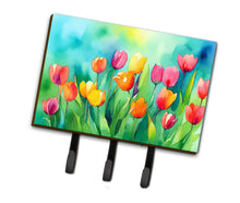 Load image into Gallery viewer, Tulips in Watercolor Leash or Key Holder
