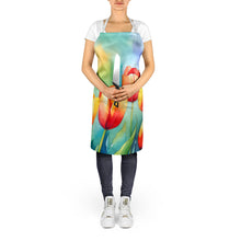 Load image into Gallery viewer, Tulips in Watercolor Apron – Artist-Designed Kitchen, BBQ &amp; Craft Apron
