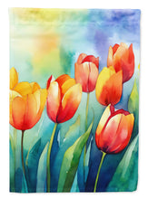 Load image into Gallery viewer, Tulips in Watercolor House Flag