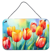 Load image into Gallery viewer, Tulips in Watercolor Wall or Door Hanging Prints