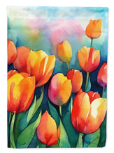 Load image into Gallery viewer, Tulips in Watercolor House Flag