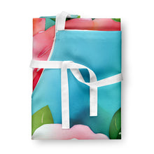 Load image into Gallery viewer, Alabama Camellia in Watercolor Apron – Artist-Designed Kitchen, BBQ &amp; Craft Apron
