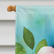 Load image into Gallery viewer, Alabama Camellia in Watercolor House Flag