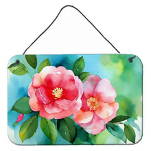 Load image into Gallery viewer, Alabama Camellia in Watercolor Wall or Door Hanging Prints