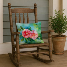 Load image into Gallery viewer, Alabama Camellia in Watercolor Throw Pillow