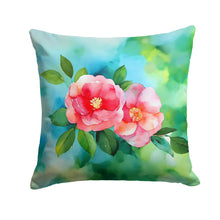 Load image into Gallery viewer, Alabama Camellia in Watercolor Throw Pillow