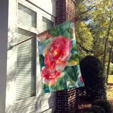 Load image into Gallery viewer, Alabama Camellia in Watercolor House Flag