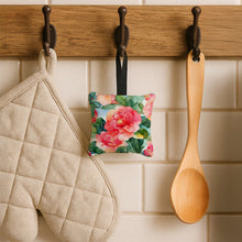 Load image into Gallery viewer, Alabama Camellia in Watercolor Hanging Square Fabric Ornament 3.5 × 3.5
