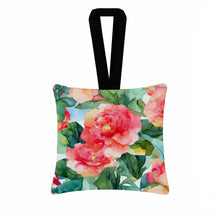 Load image into Gallery viewer, Alabama Camellia in Watercolor Hanging Square Fabric Ornament 3.5 × 3.5