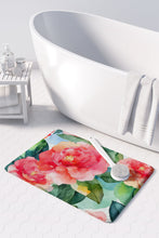 Load image into Gallery viewer, Alabama Camellia in Watercolor Memory Foam Kitchen Mat