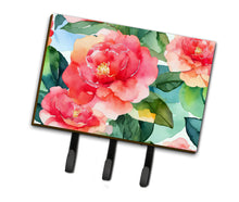 Load image into Gallery viewer, Alabama Camellia in Watercolor Leash or Key Holder