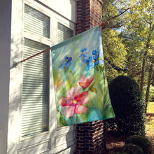Load image into Gallery viewer, Alaska Forget-me-nots in Watercolor House Flag