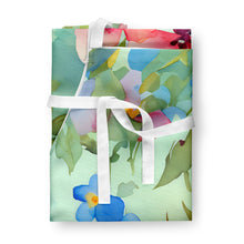 Load image into Gallery viewer, Alaska Forget-me-nots in Watercolor Apron – Artist-Designed Kitchen, BBQ &amp; Craft Apron