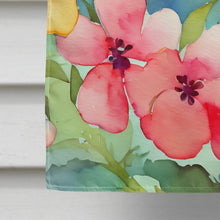 Load image into Gallery viewer, Alaska Forget-me-nots in Watercolor House Flag