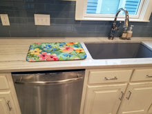 Load image into Gallery viewer, Alaska Forget-me-nots in Watercolor Dish Drying Mat