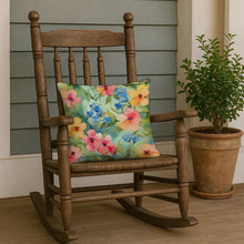 Load image into Gallery viewer, Alaska Forget-me-nots in Watercolor Throw Pillow