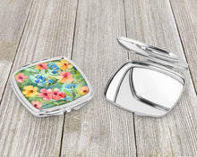 Load image into Gallery viewer, Alaska Forget-me-nots in Watercolor Compact Mirror