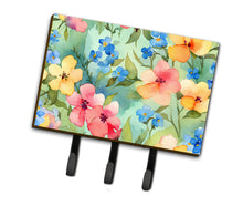 Load image into Gallery viewer, Alaska Forget-me-nots in Watercolor Leash or Key Holder