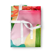 Load image into Gallery viewer, Arizona Saguaro Cactus Blossom in Watercolor Apron – Artist-Designed Kitchen, BBQ &amp; Craft Apron
