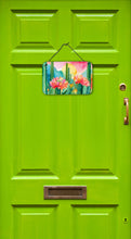 Load image into Gallery viewer, Arizona Saguaro Cactus Blossom in Watercolor Wall or Door Hanging Prints