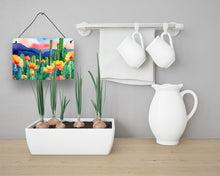 Load image into Gallery viewer, Arizona Saguaro Cactus Blossom in Watercolor Wall or Door Hanging Prints