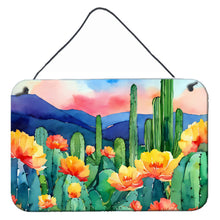 Load image into Gallery viewer, Arizona Saguaro Cactus Blossom in Watercolor Wall or Door Hanging Prints