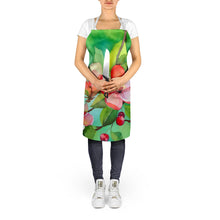 Load image into Gallery viewer, Arkansas Apple Blossom in Watercolor Apron – Artist-Designed Kitchen, BBQ &amp; Craft Apron