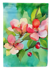 Load image into Gallery viewer, Arkansas Apple Blossom in Watercolor House Flag
