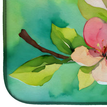 Load image into Gallery viewer, Arkansas Apple Blossom in Watercolor Dish Drying Mat
