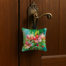 Load image into Gallery viewer, Arkansas Apple Blossom in Watercolor Hanging Square Fabric Ornament 3.5 × 3.5
