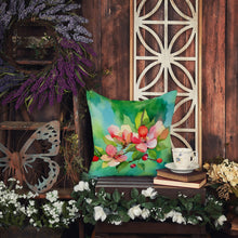 Load image into Gallery viewer, Arkansas Apple Blossom in Watercolor Throw Pillow