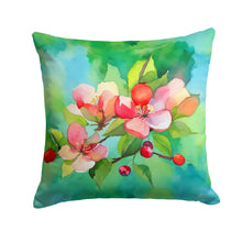 Load image into Gallery viewer, Arkansas Apple Blossom in Watercolor Throw Pillow