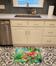 Load image into Gallery viewer, Arkansas Apple Blossom in Watercolor Memory Foam Kitchen Mat