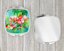 Load image into Gallery viewer, Arkansas Apple Blossom in Watercolor Compact Mirror