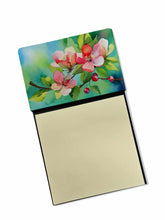Load image into Gallery viewer, Arkansas Apple Blossom in Watercolor Sticky Note Holder- Refiilable Desk Accessory Note Pad