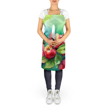 Load image into Gallery viewer, Arkansas Apple Blossom in Watercolor Apron – Artist-Designed Kitchen, BBQ &amp; Craft Apron
