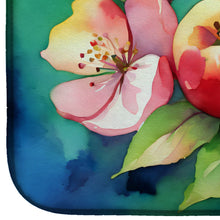 Load image into Gallery viewer, Arkansas Apple Blossom in Watercolor Dish Drying Mat