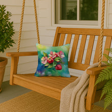 Load image into Gallery viewer, Arkansas Apple Blossom in Watercolor Throw Pillow