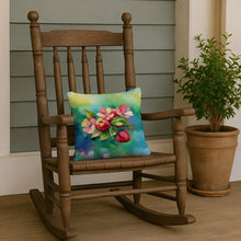 Load image into Gallery viewer, Arkansas Apple Blossom in Watercolor Throw Pillow