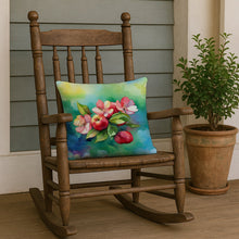 Load image into Gallery viewer, Arkansas Apple Blossom in Watercolor Throw Pillow
