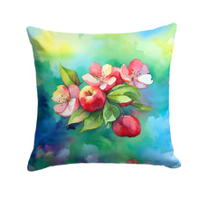 Load image into Gallery viewer, Arkansas Apple Blossom in Watercolor Throw Pillow