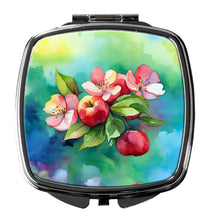 Load image into Gallery viewer, Arkansas Apple Blossom in Watercolor Compact Mirror