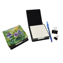 Load image into Gallery viewer, Colorado Rocky Mountain Columbine in Watercolor PU Leather Note Paper Holder
