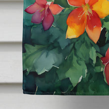 Load image into Gallery viewer, Colorado Rocky Mountain Columbine in Watercolor House Flag