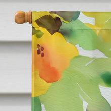 Load image into Gallery viewer, Connecticut Mountain Laurels in Watercolor House Flag